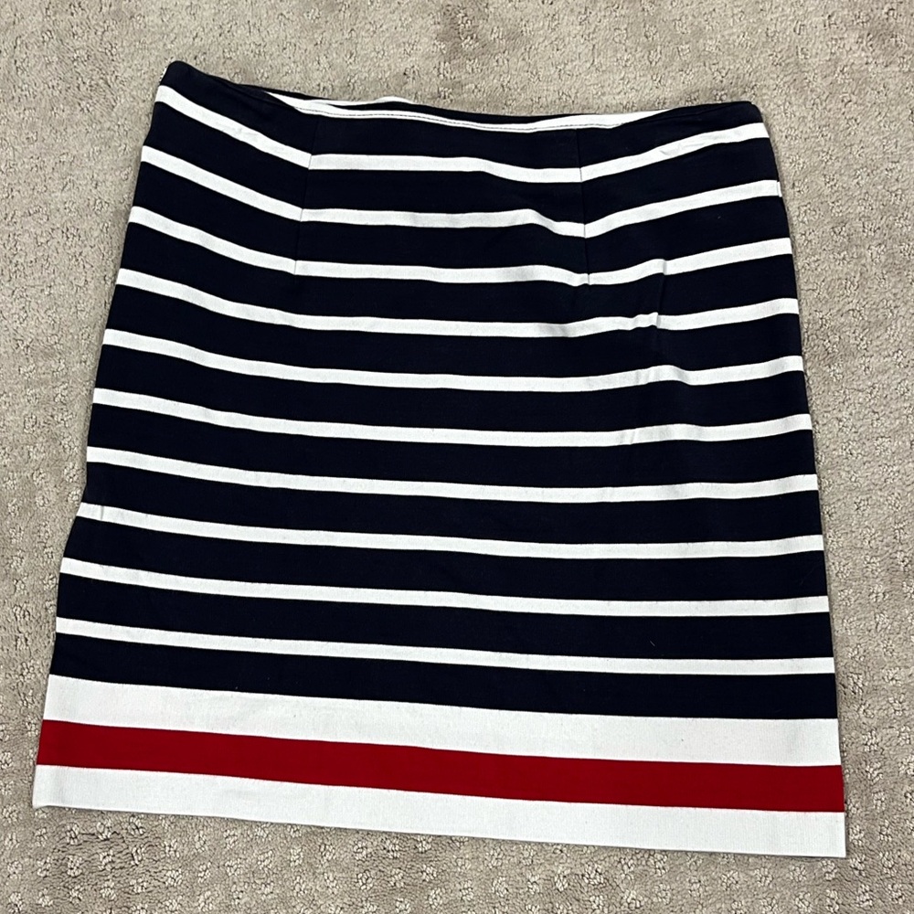 Blue, white and red Banana Republic skirt